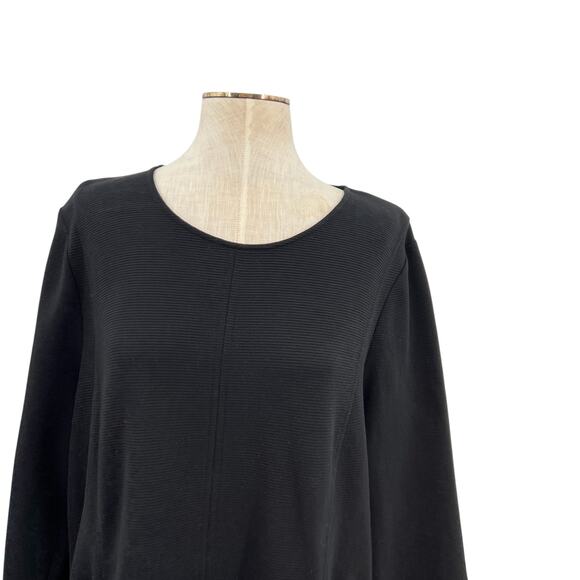 Boden Ellen Ottoman Dress Shift Pockets Black Plus Size 20 22R - Picture 3 of 11